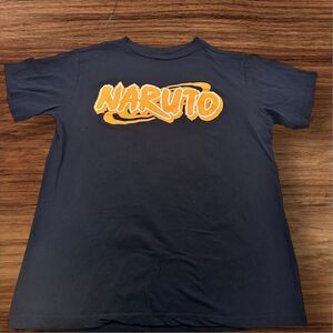 Vintage 2002‎ Naruto Shippuden Graphic T-Shirt Black Unisex M